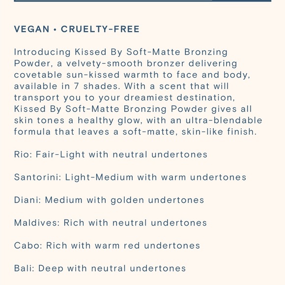 NIB Vesca Kissed by Bali bronzer - Picture 4 of 4